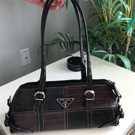 vintage prada chest bag|prada handbags older styles.